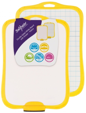 Double-Sided White Board with Eraser