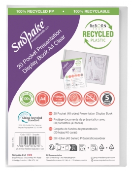 Presentation Display Book - Clear